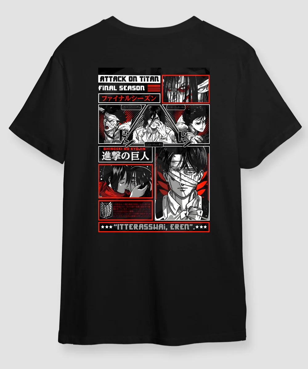 Attack on Titan Final Season – Anime Paglu – Unisex Regular Fit T-shirt
