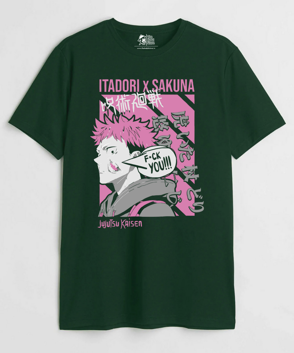 Itadori X Sakuna – Jujutsu Kaisen – Unisex Regular Fit T-shirt