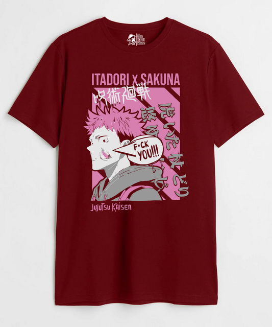 Itadori X Sakuna – Jujutsu Kaisen – Unisex Regular Fit T-shirt