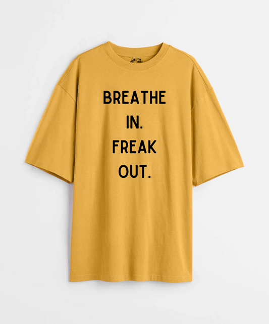 Deep Breaths 240 GSM Unisex Oversized T-shirt