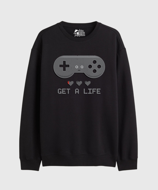 Get a Life - Cozy Delight: Winter Bliss Unisex Oversized Sweatshirt (400 GSM)