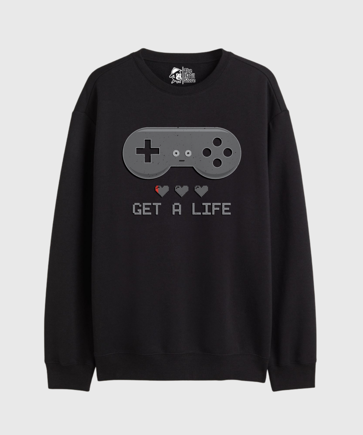 Get a Life - Cozy Delight: Winter Bliss Unisex Oversized Sweatshirt (400 GSM)