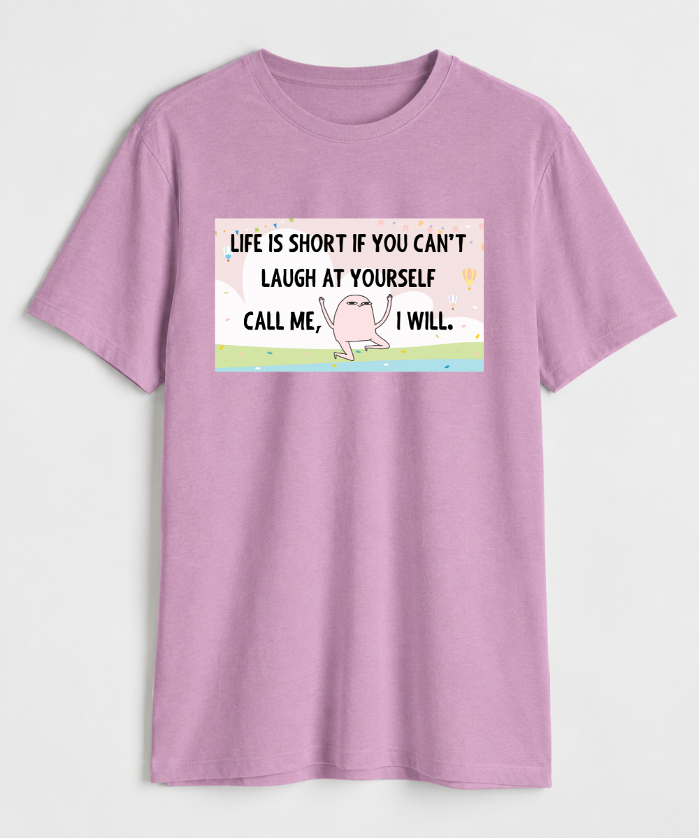 Life Is Short - Regular Fit T-Shirt - COS