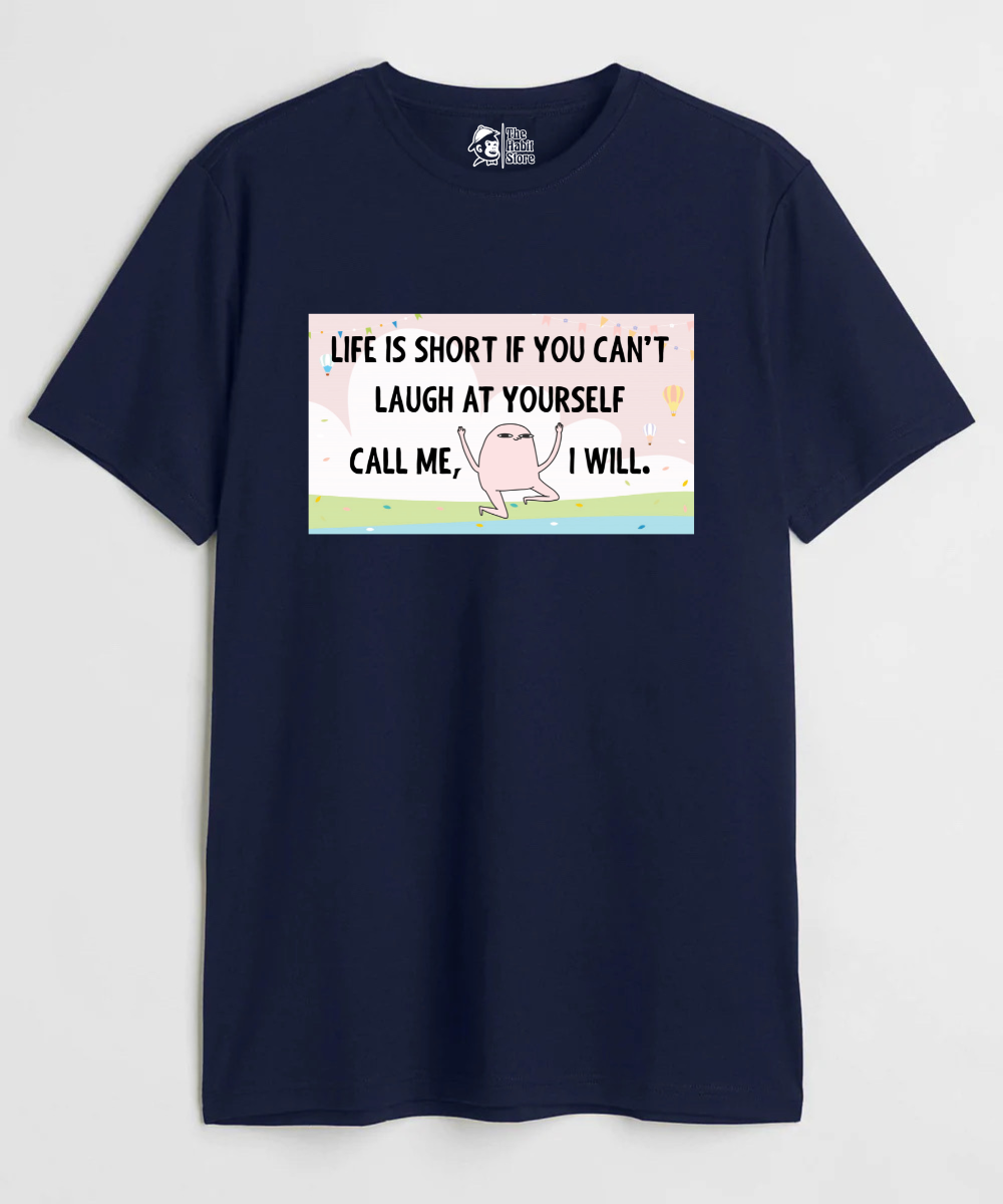 Life Is Short - Regular Fit T-Shirt - COS