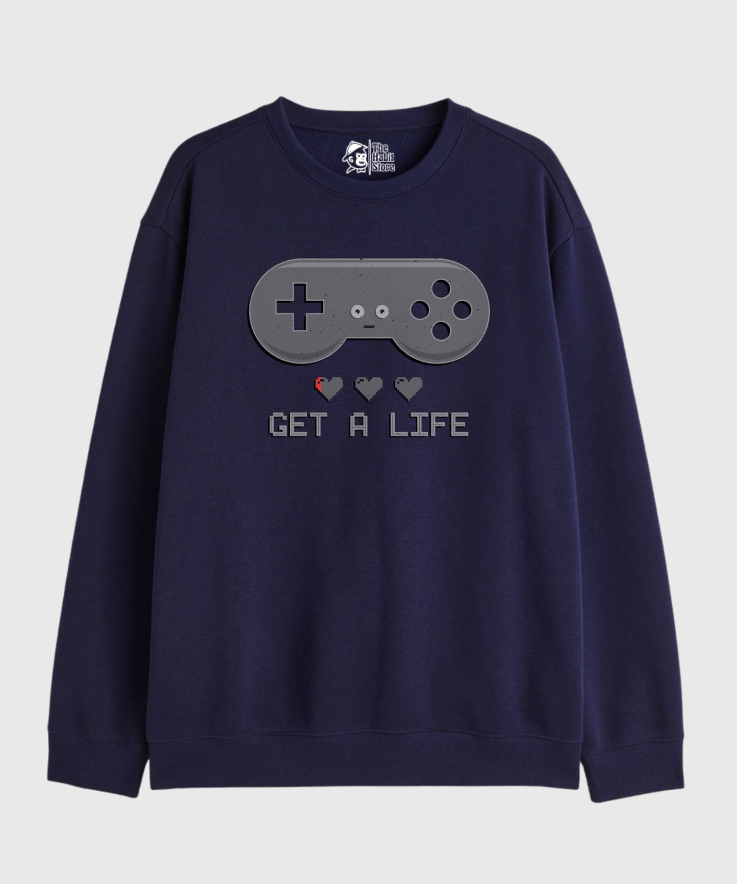 Get a Life - Cozy Delight: Winter Bliss Unisex Oversized Sweatshirt (400 GSM)
