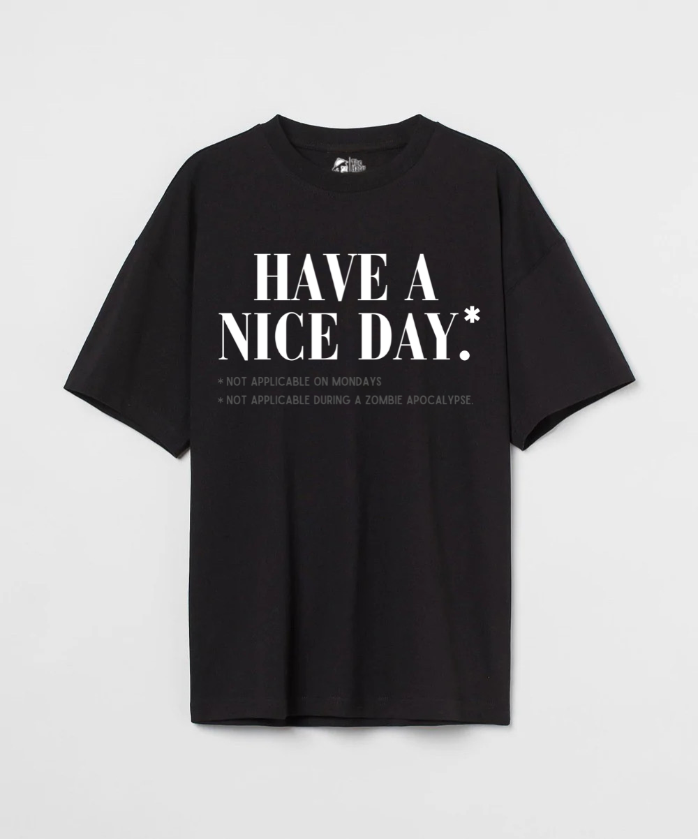 Terms & Conditions Apply 240 GSM Unisex Oversized T-shirt