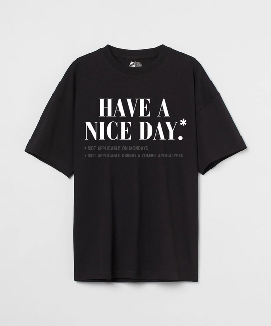 Terms & Conditions Apply 240 GSM Unisex Oversized T-shirt