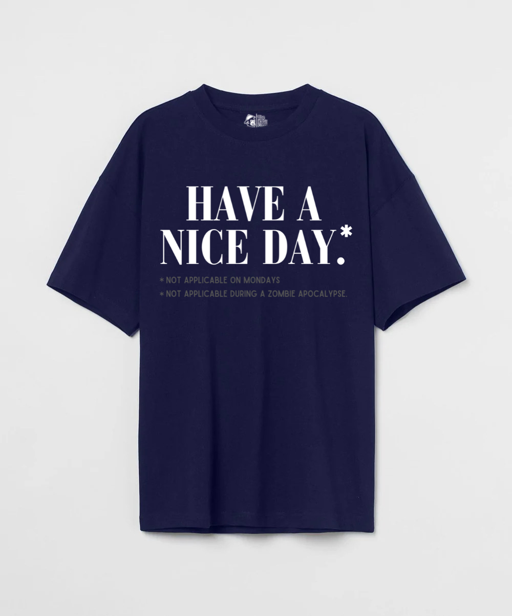 Terms & Conditions Apply 240 GSM Unisex Oversized T-shirt
