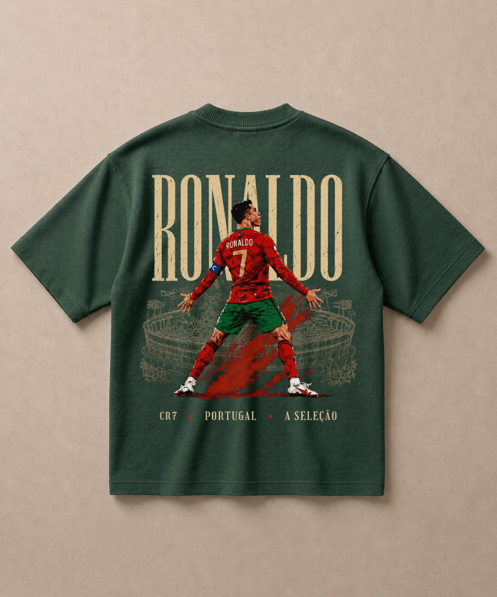 Ronaldo Too Good — Premium Football French Terry Oversized T-shirt