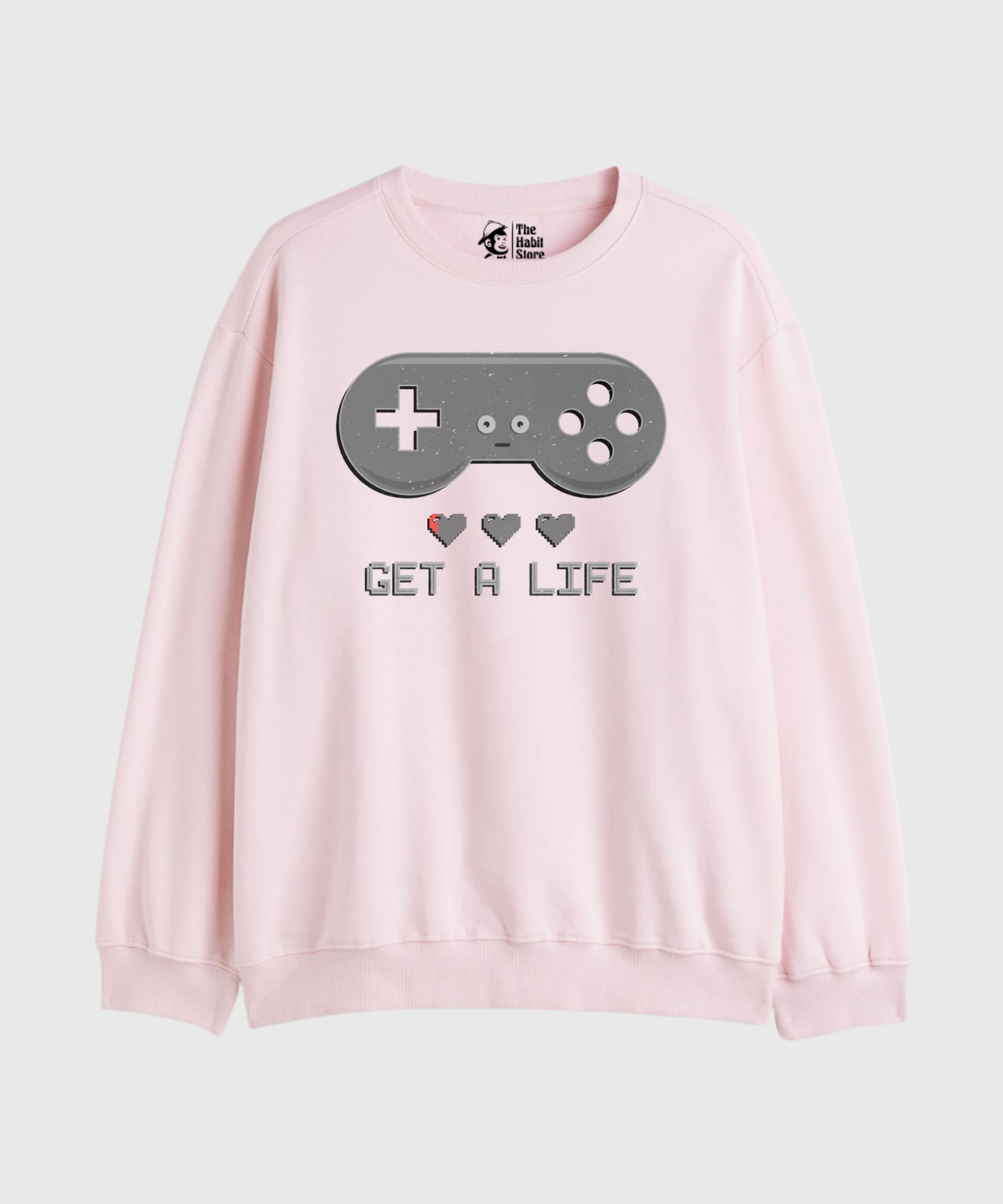 Get a Life - Cozy Delight: Winter Bliss Unisex Oversized Sweatshirt (400 GSM)