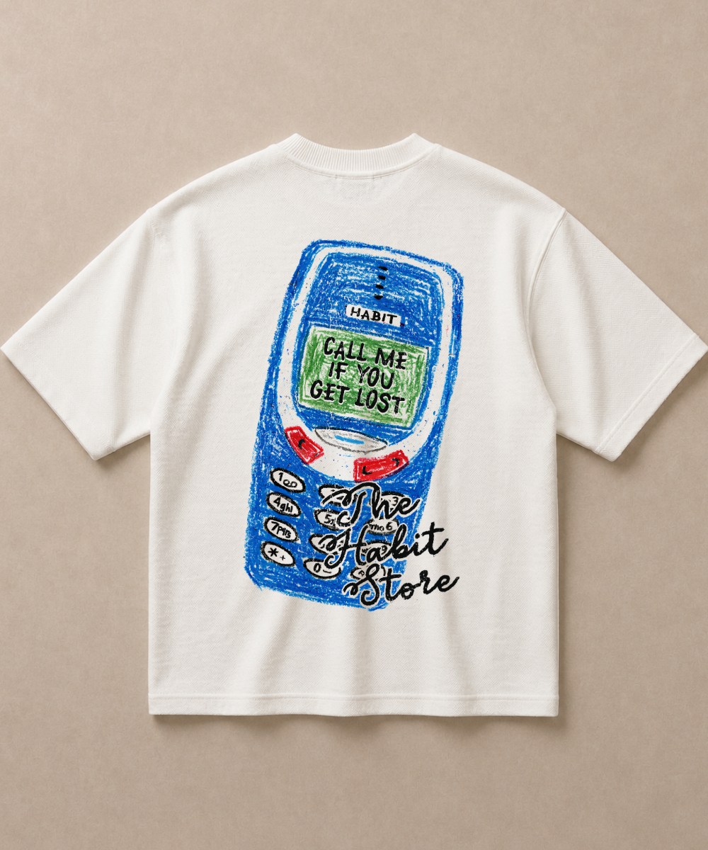 Call Me If You Get Lost - Premium French Terry Oversized T-shirt