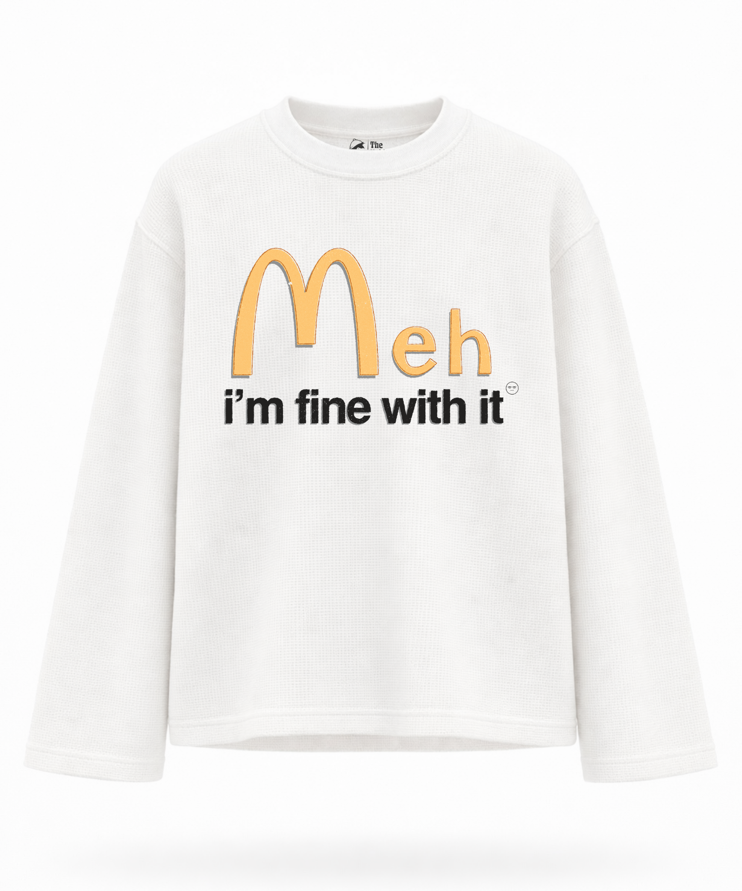 MehDonalds - Waffle Knit Oversized Full Sleeve
