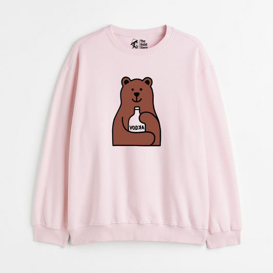 "Vodka - Cozy Delight: Winter Bliss Unisex Oversized Sweatshirt (400 GSM)"
