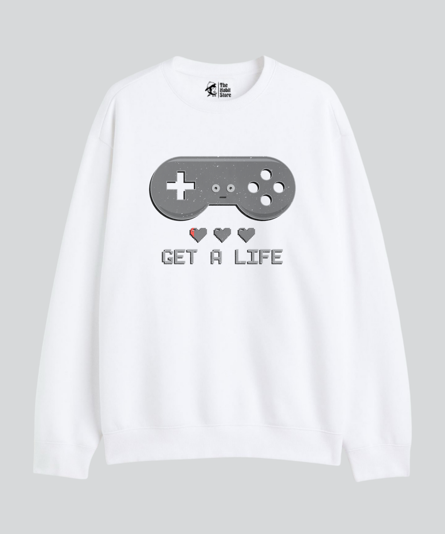 Get a Life - Cozy Delight: Winter Bliss Unisex Oversized Sweatshirt (400 GSM)