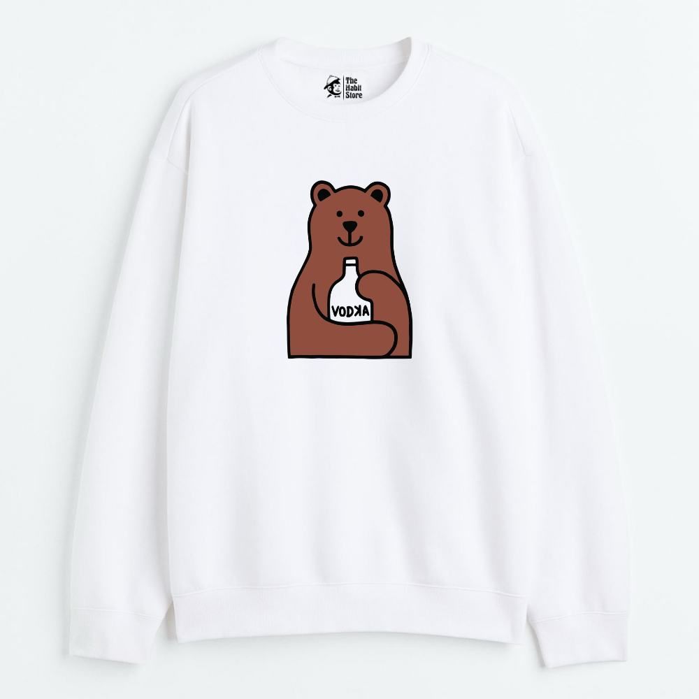 "Vodka - Cozy Delight: Winter Bliss Unisex Oversized Sweatshirt (400 GSM)"