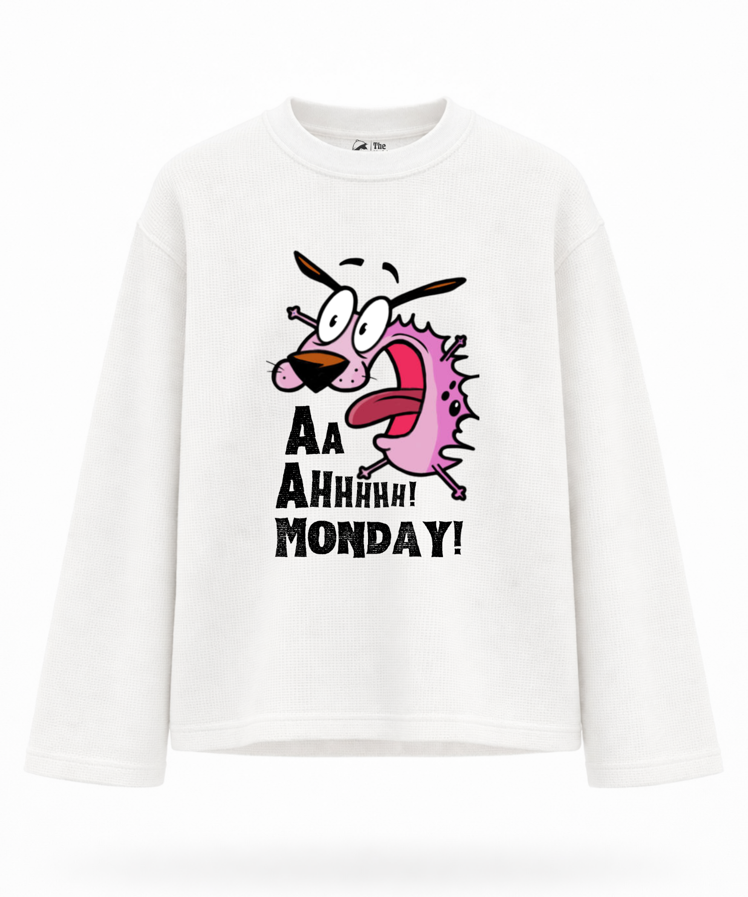 Monday! - Waffle Knit Oversized Full Sleeve