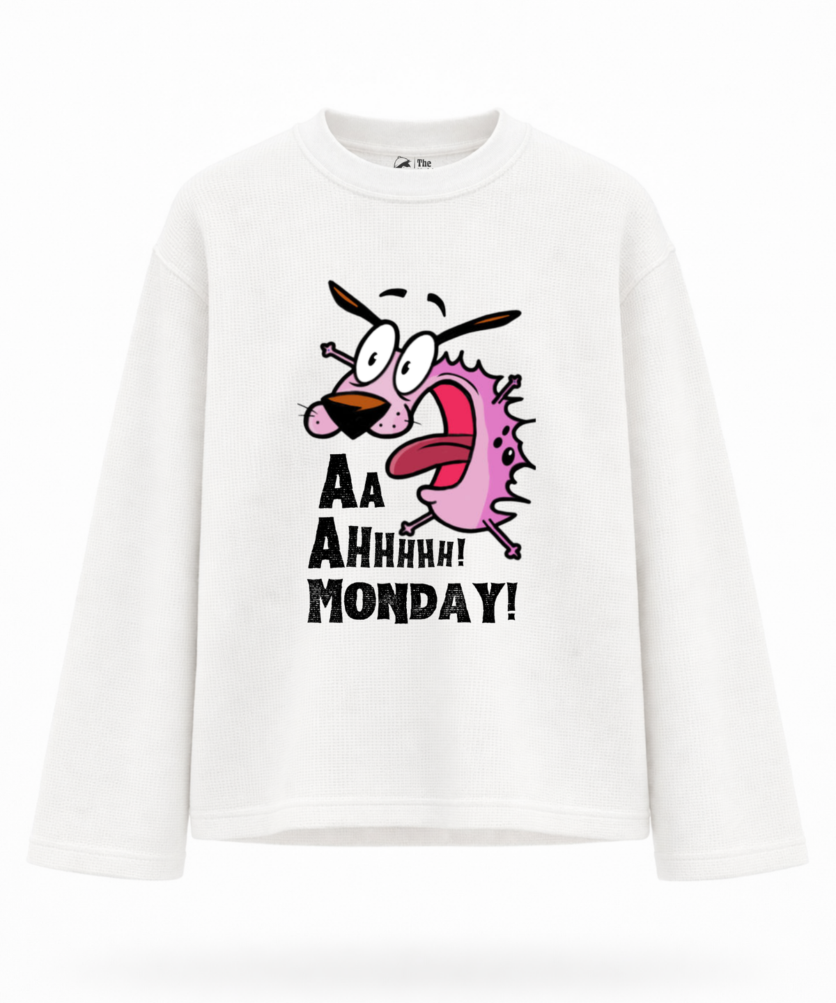 Monday! - Waffle Knit Oversized Full Sleeve