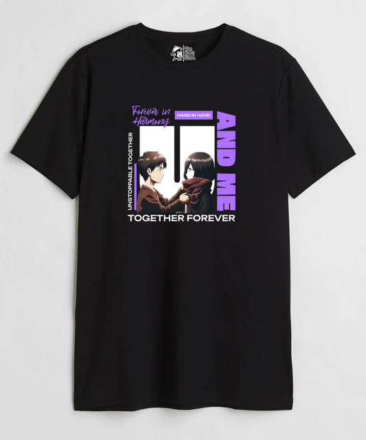 Eren and Mikasa – Anime Paglu – Unisex Regular Fit T-shirt