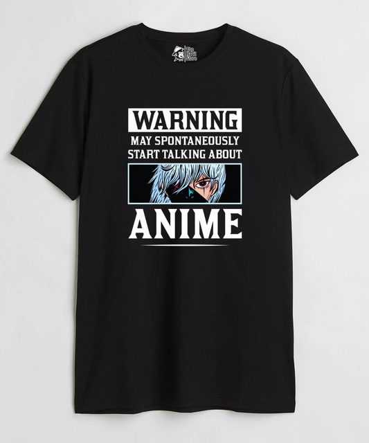Warning - Anime Fan – Anime Paglu – Unisex Regular Fit T-shirt