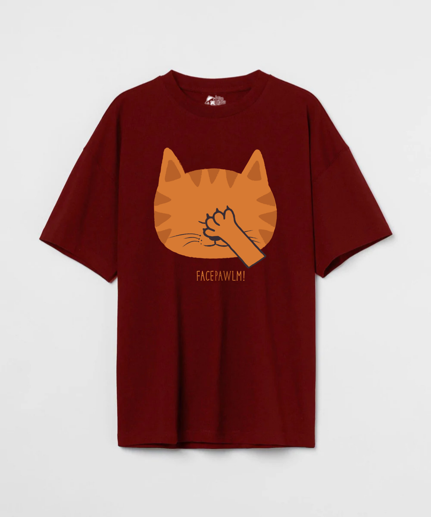 Facepawlm 240 GSM Unisex Oversized T-shirt