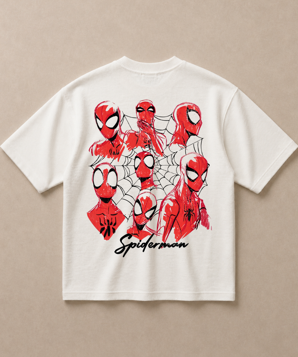 Friendly Neighbourhood Spiderman - Premium French Terry Oversized T-shirt