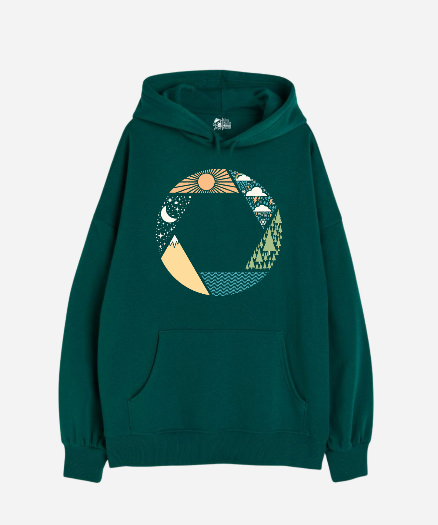 Capture Nature - Oversized Winter Dreams: Premium 400 GSM Hoodies