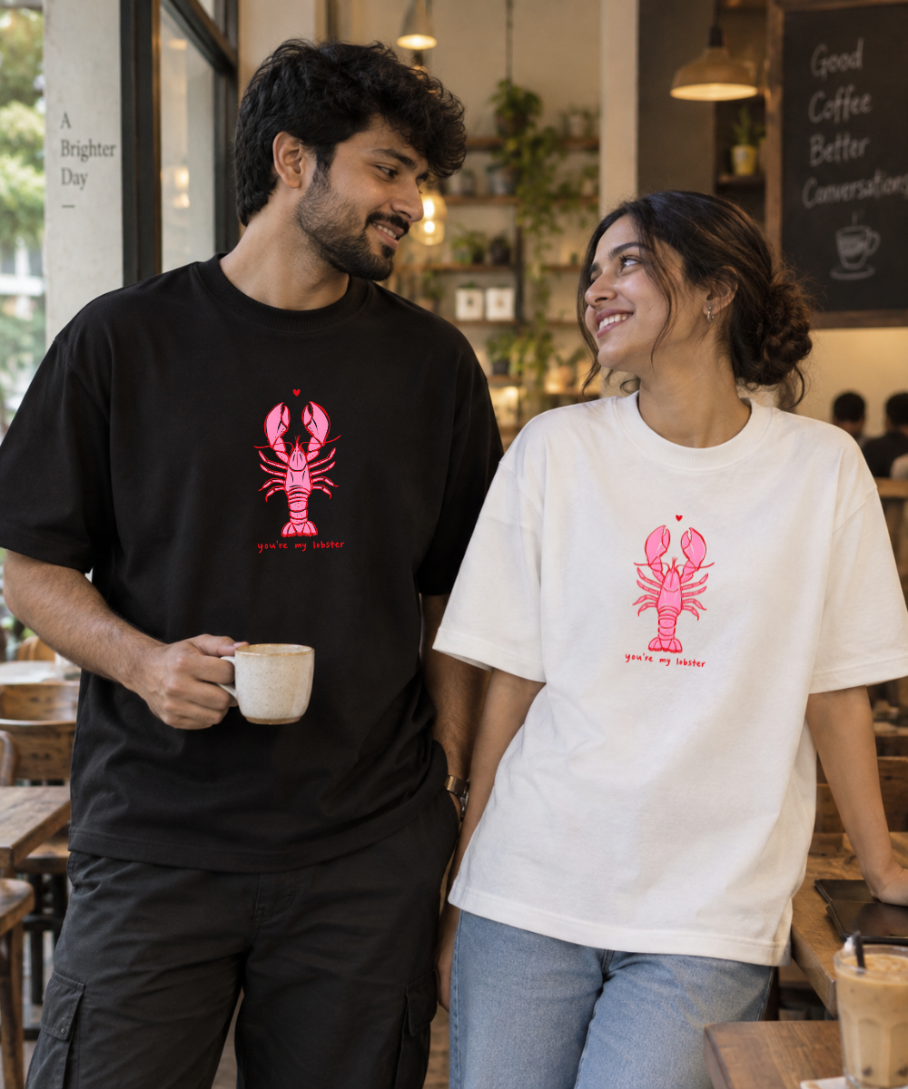 You're My Lobster – Couple Oversized Fit T-shirts (Set of 2)