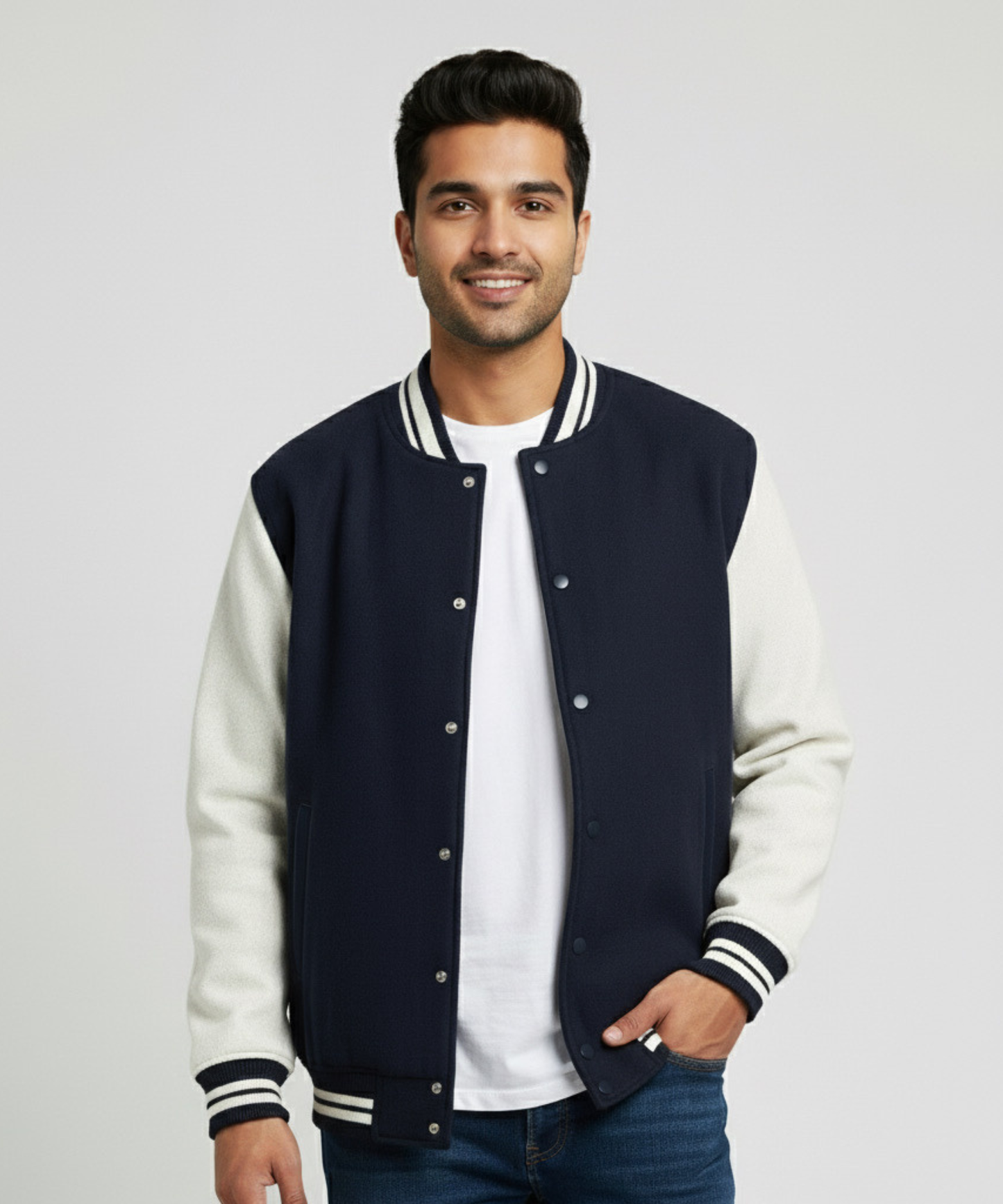 Classic Varsity Jacket | Unisex, Premium Fit - 6 Winter-Ready Colours (300 GSM)