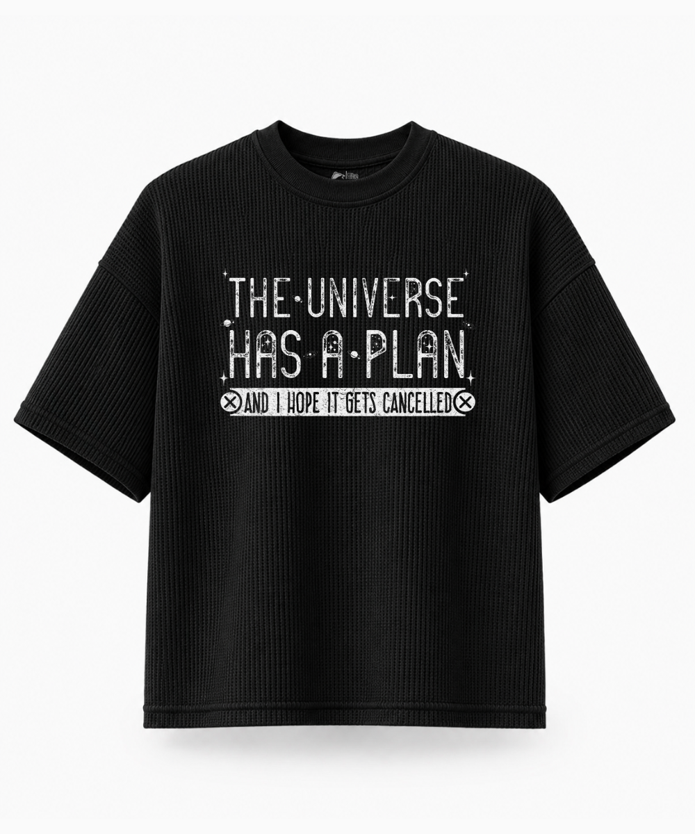 The Big Picture — Waffle Knit Boxy Oversized T-shirt