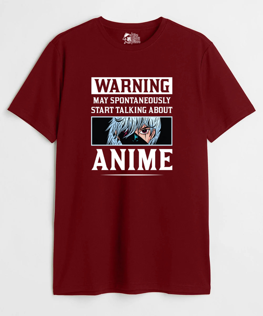 Warning - Anime Fan – Anime Paglu – Unisex Regular Fit T-shirt