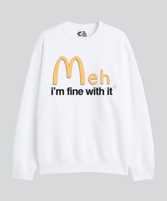 MehDonalds - Cozy Delight: Winter Bliss Unisex Oversized Sweatshirt (400 GSM)