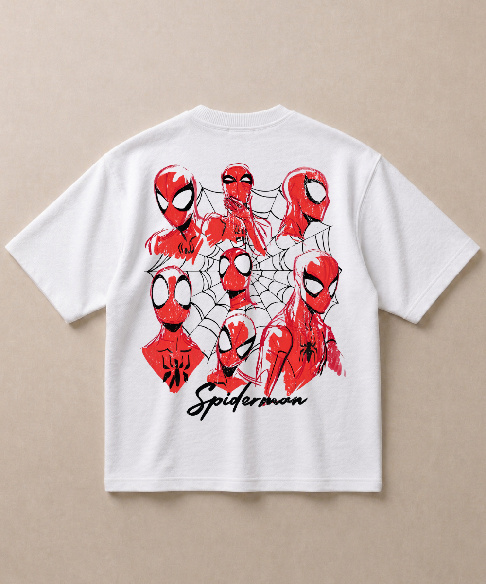 Friendly Neighbourhood Spiderman - Premium French Terry Oversized T-shirt