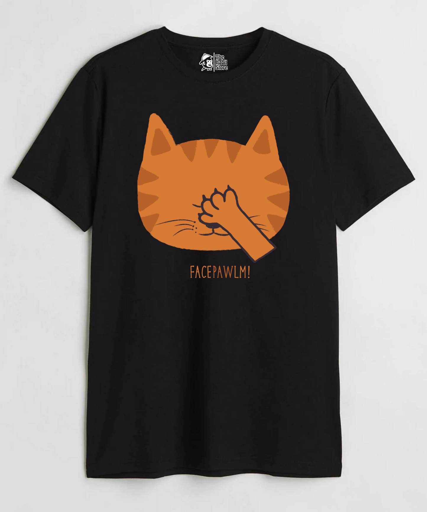 Facepawlm Unisex Round Neck Half Sleeve T-shirt