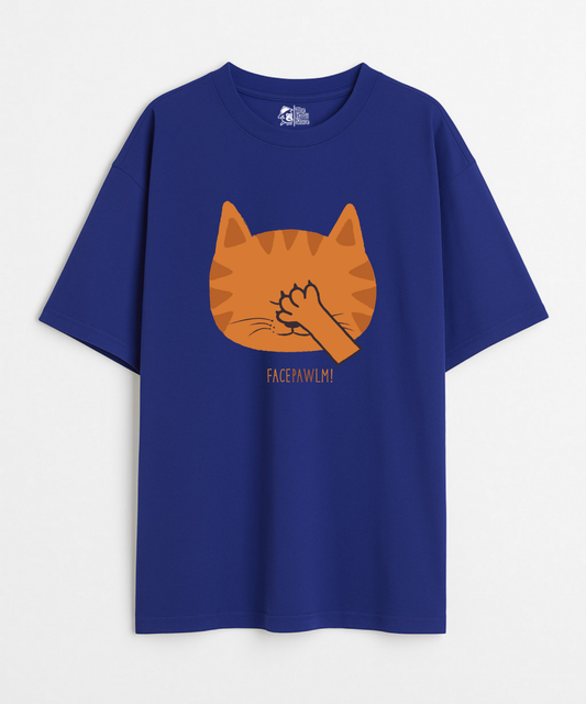 Facepawlm 240 GSM Unisex Oversized T-shirt