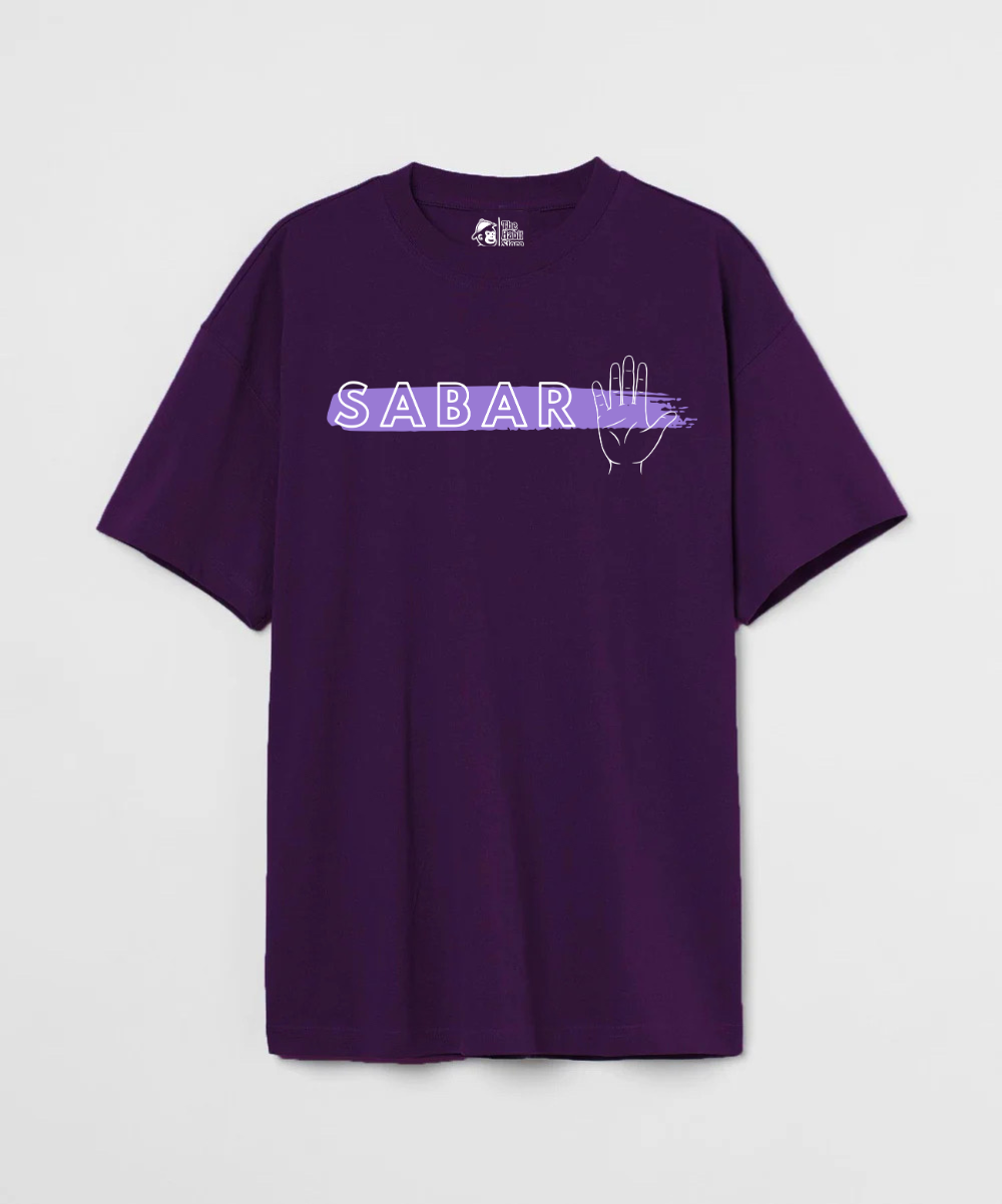 Sabar 240 GSM Unisex Oversized T-Shirt