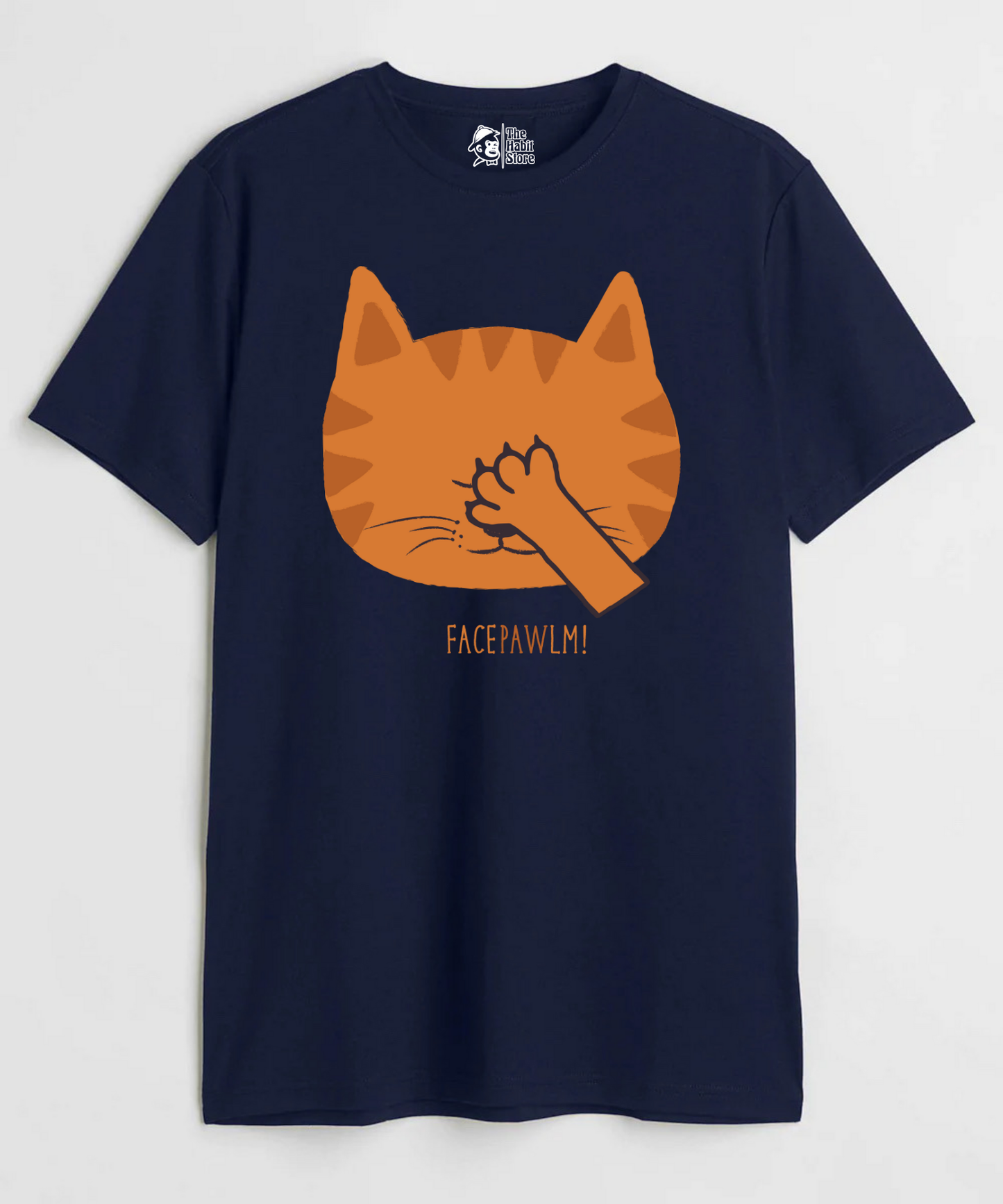 Facepawlm Unisex Round Neck Half Sleeve T-shirt