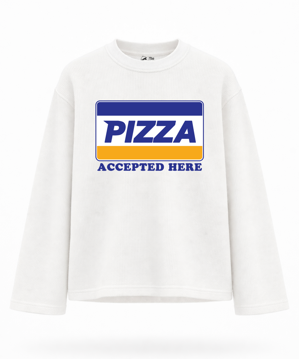 Payment By Pizza - Waffle Knit Oversized Full Sleeve