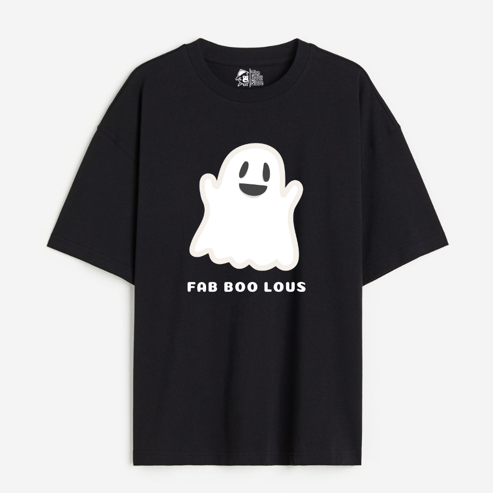 Fab Boo Lous Lightweight 180 GSM Unisex Oversized T-shirts
