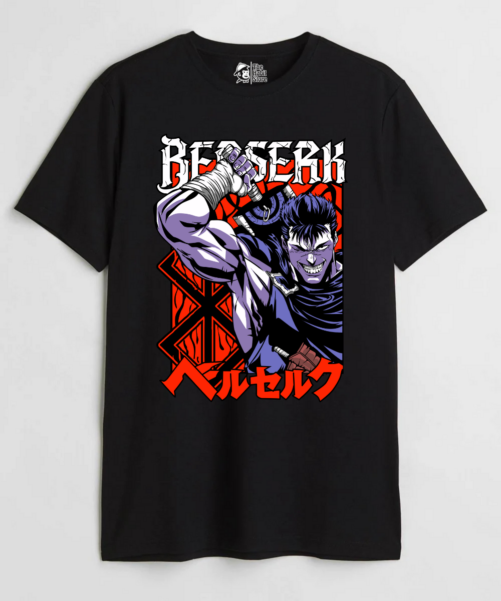 Guts Berserk – Anime Paglu – Unisex Regular Fit T-shirt