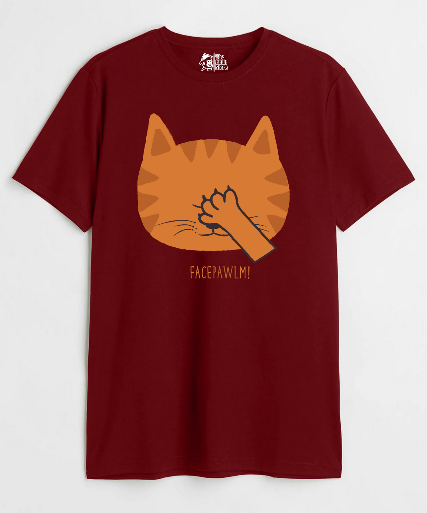 Facepawlm Unisex Round Neck Half Sleeve T-shirt