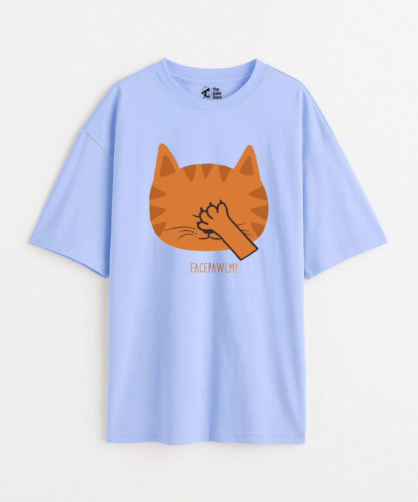 Facepawlm 240 GSM Unisex Oversized T-shirt