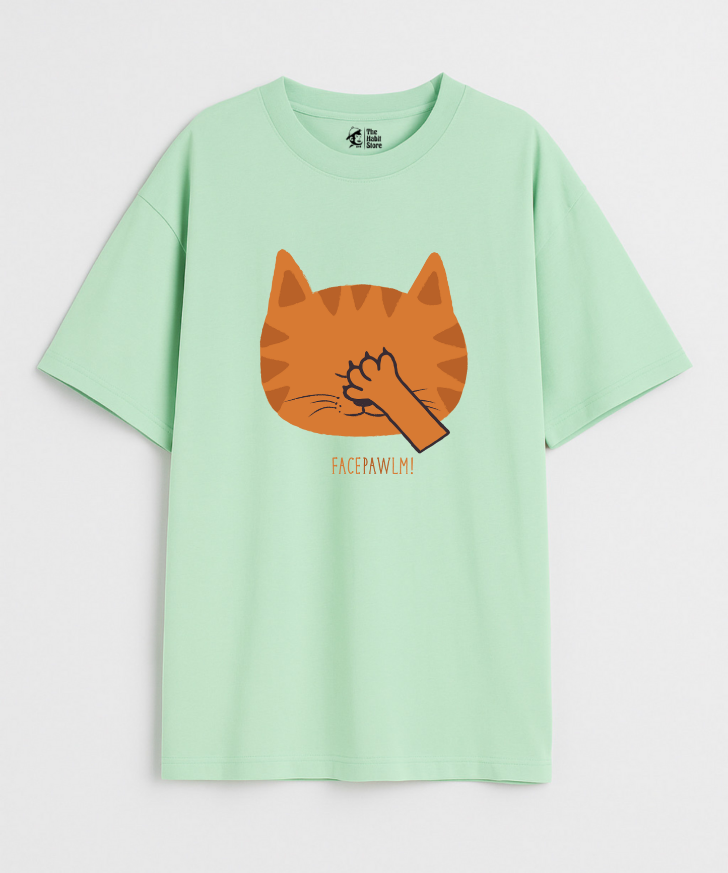 Facepawlm 240 GSM Unisex Oversized T-shirt