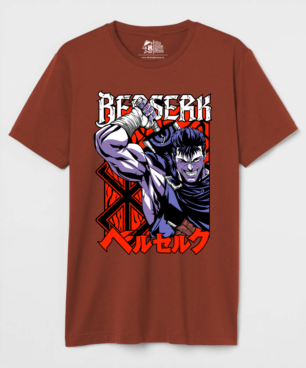 Guts Berserk – Anime Paglu – Unisex Regular Fit T-shirt