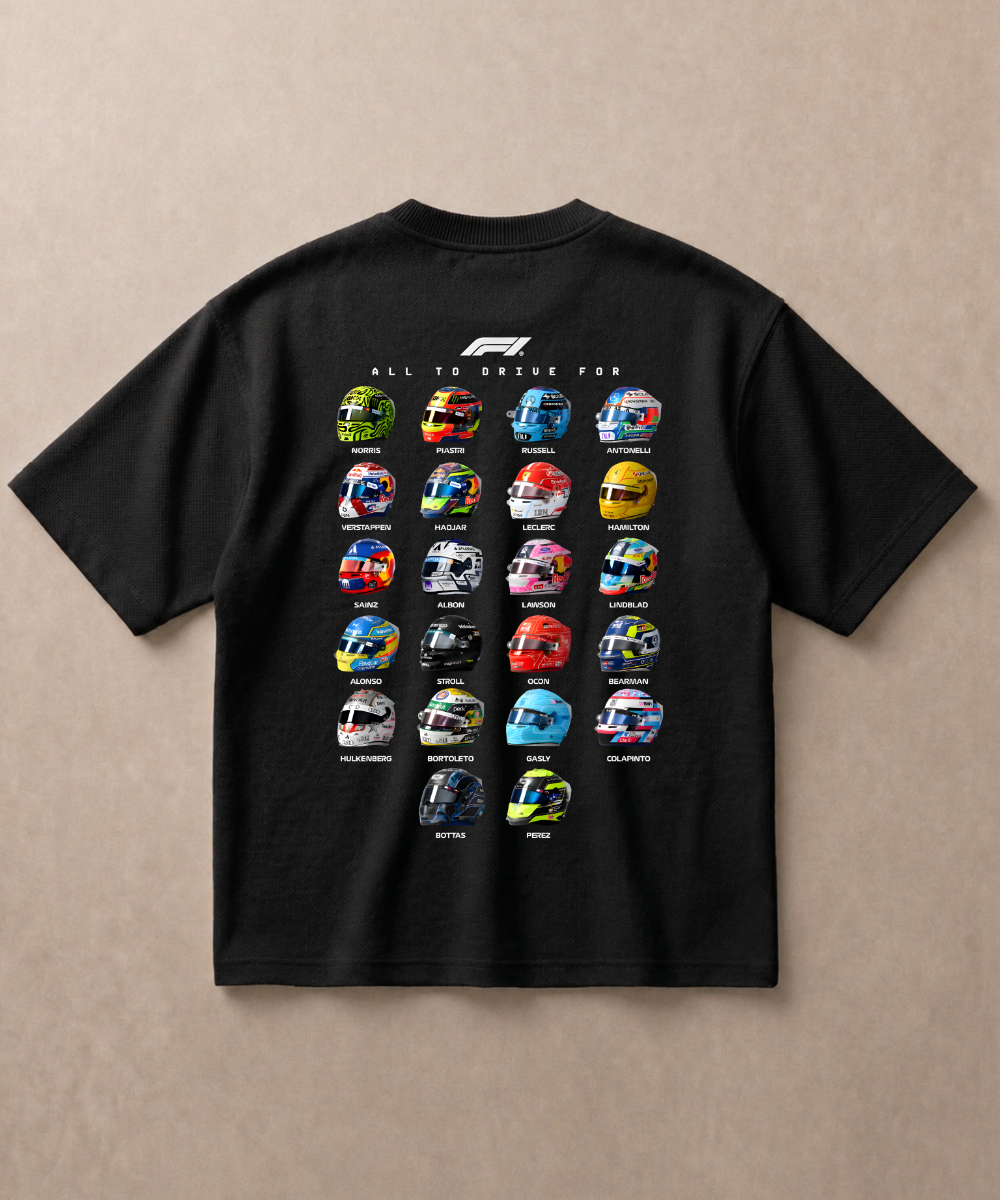 All To Drive For — Premium F1 French Terry Oversized T-shirt