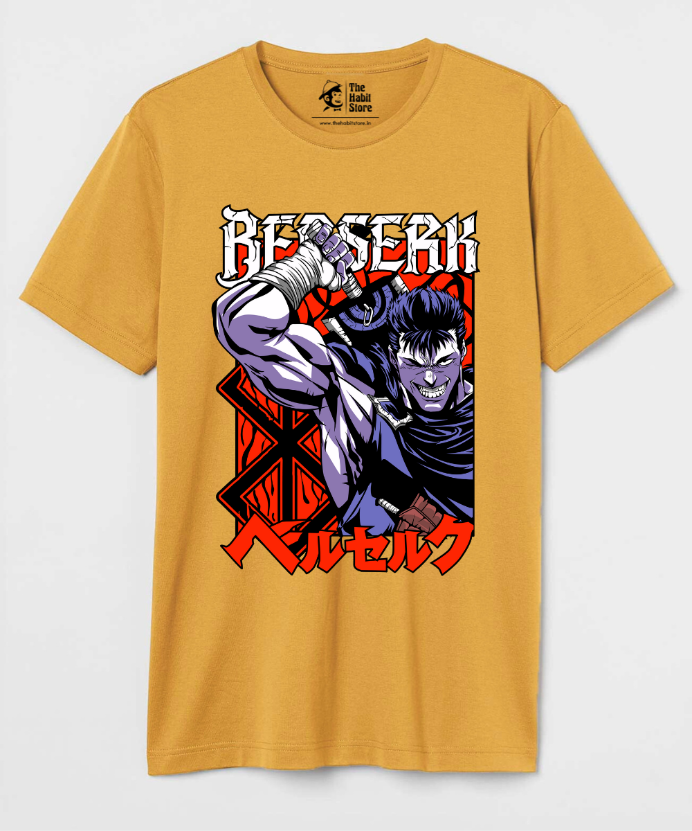 Guts Berserk – Anime Paglu – Unisex Regular Fit T-shirt