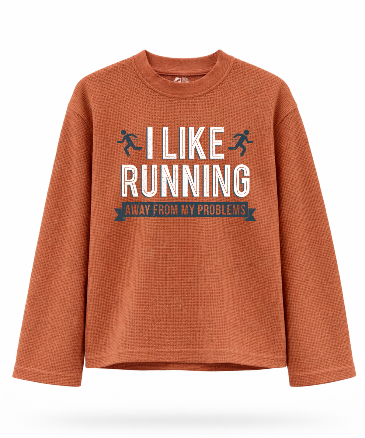 Running Away - Waffle Knit Oversized Full Sleeve