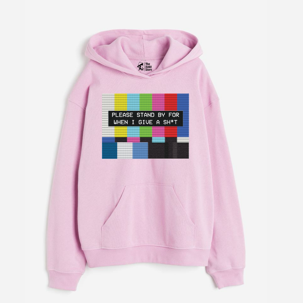 "Please Standby For When I Give a Sh*t - Oversized Winter Dreams: Premium 400 GSM Hoodies"