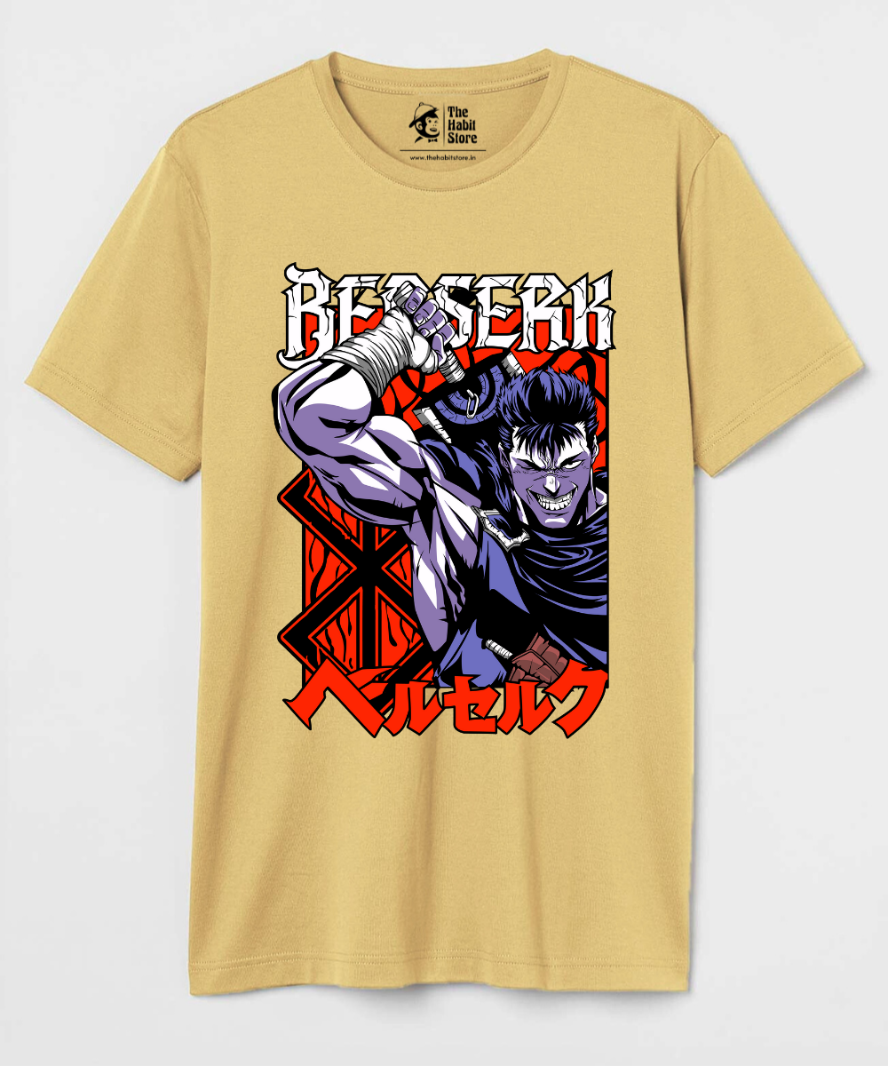 Guts Berserk – Anime Paglu – Unisex Regular Fit T-shirt