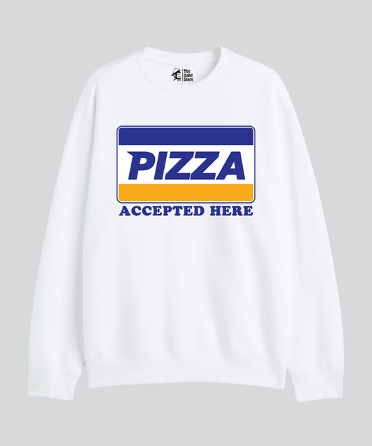 Payment By 🍕 - Cozy Delight: Winter Bliss Unisex Oversized Sweatshirt (400 GSM)