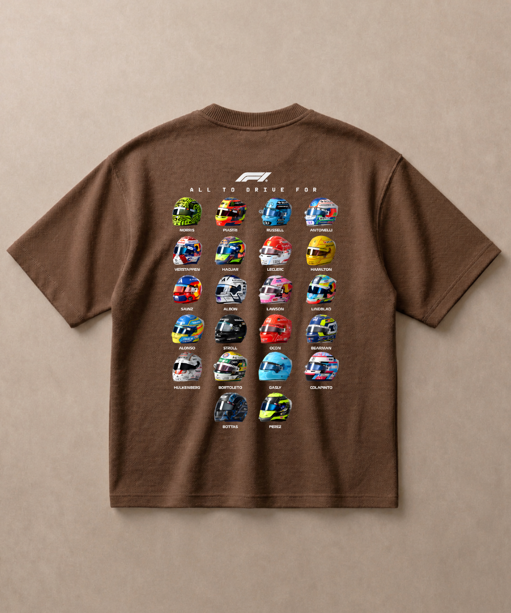 All To Drive For — Premium F1 French Terry Oversized T-shirt